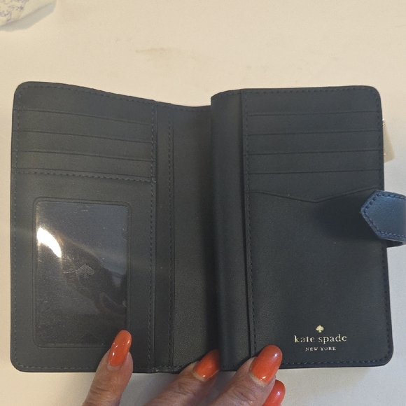 Kate Spade Navy and Red Apple Wallet - Picture 5 of 6